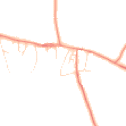 Daytime road noise heatmap for LE14 2AS