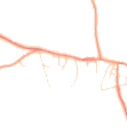 Daytime road noise heatmap for LE14 2AZ