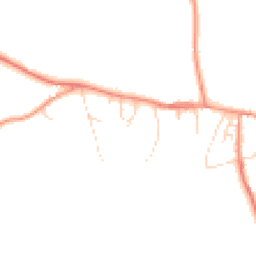Daytime road noise heatmap for LE14 2BD