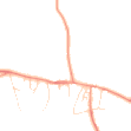 Daytime road noise heatmap for LE14 2BU