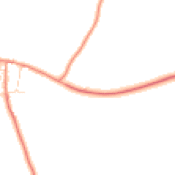 Daytime road noise heatmap for LE14 2BW