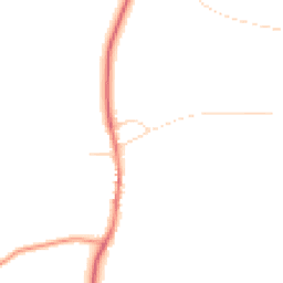 Daytime road noise heatmap for LE14 2DE