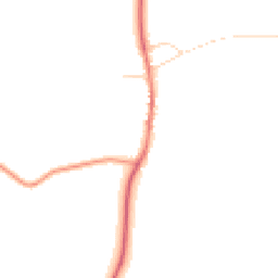 Daytime road noise heatmap for LE14 2DJ