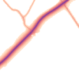 Daytime road noise heatmap for LE14 2DL