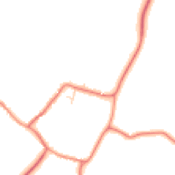 Daytime road noise heatmap for LE14 2EY