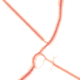 Daytime road noise heatmap for LE14 2HN