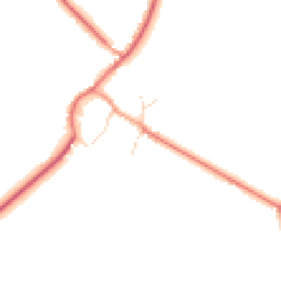 Daytime road noise heatmap for LE14 2HT