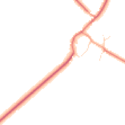 Daytime road noise heatmap for LE14 2HZ