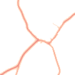 Daytime road noise heatmap for LE14 2JN