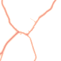 Daytime road noise heatmap for LE14 2JQ