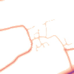 Daytime road noise heatmap for LE14 2NJ