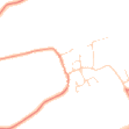 Daytime road noise heatmap for LE14 2NP