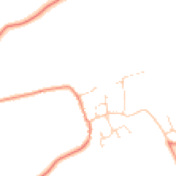 Daytime road noise heatmap for LE14 2NR