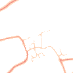 Daytime road noise heatmap for LE14 2NT
