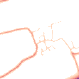 Daytime road noise heatmap for LE14 2PJ