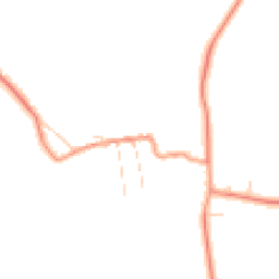 Daytime road noise heatmap for LE14 2PZ