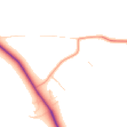 Daytime road noise heatmap for LE14 2UH