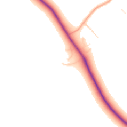 Daytime road noise heatmap for LE14 2UP