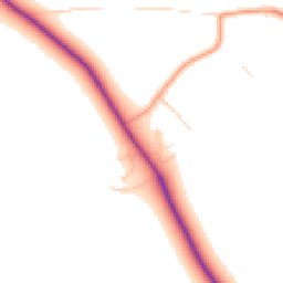Daytime road noise heatmap for LE14 2UR