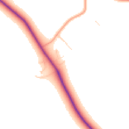Daytime road noise heatmap for LE14 2UX