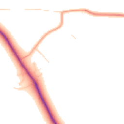 Daytime road noise heatmap for LE14 2UY