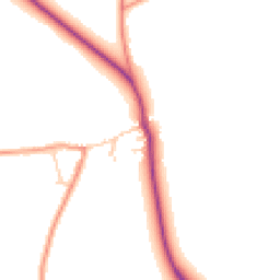 Daytime road noise heatmap for LE14 3AU