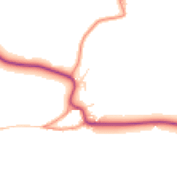 Daytime road noise heatmap for LE14 3BD