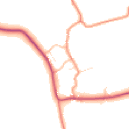 Daytime road noise heatmap for LE14 3EN