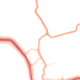 Daytime road noise heatmap for LE14 3ET