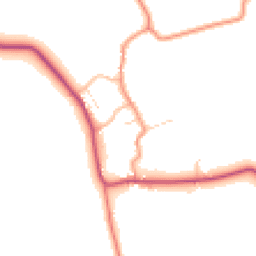 Daytime road noise heatmap for LE14 3EW