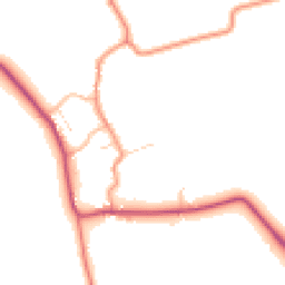 Daytime road noise heatmap for LE14 3HA