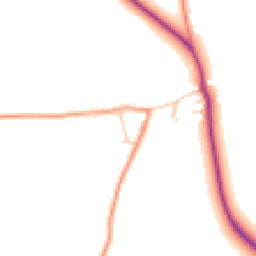 Daytime road noise heatmap for LE14 3HP