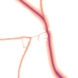 Daytime road noise heatmap for LE14 3HT