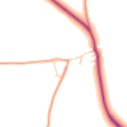 Daytime road noise heatmap for LE14 3HW