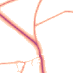 Daytime road noise heatmap for LE14 3HX