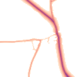 Daytime road noise heatmap for LE14 3JJ