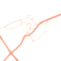 Daytime road noise heatmap for LE14 3LA