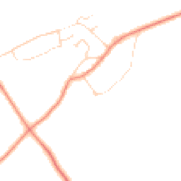 Daytime road noise heatmap for LE14 3LB