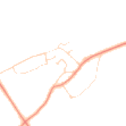 Daytime road noise heatmap for LE14 3LE