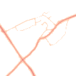 Daytime road noise heatmap for LE14 3LL
