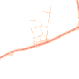 Daytime road noise heatmap for LE14 3LQ