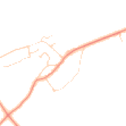 Daytime road noise heatmap for LE14 3LR