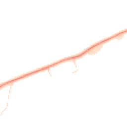 Daytime road noise heatmap for LE14 3NE