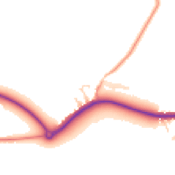 Daytime road noise heatmap for LE14 3NL