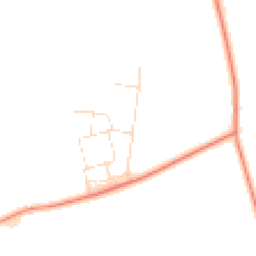 Daytime road noise heatmap for LE14 3QQ