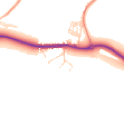 Daytime road noise heatmap for LE14 3QS