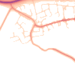 Daytime road noise heatmap for LE14 3RX
