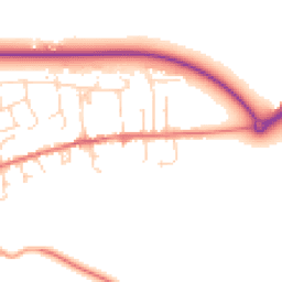 Daytime road noise heatmap for LE14 3RZ