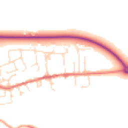 Daytime road noise heatmap for LE14 3SG