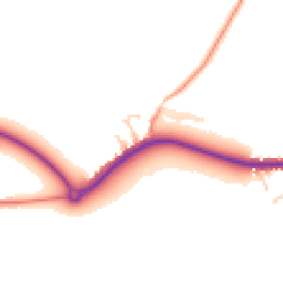 Daytime road noise heatmap for LE14 3SP